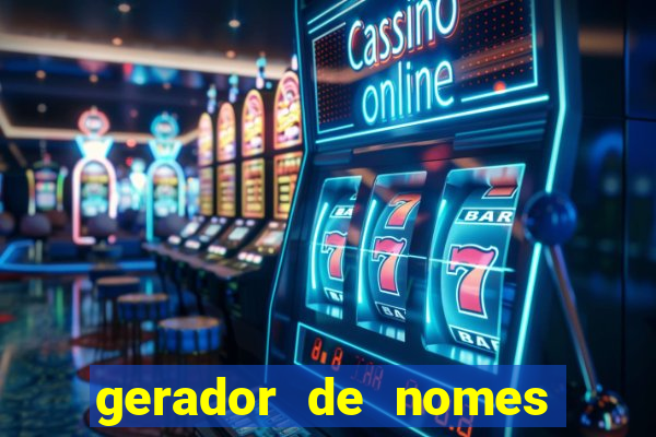 gerador de nomes para jogos